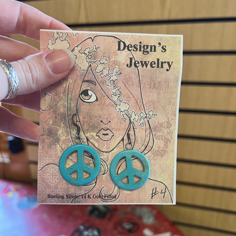 Peace Sign Earrings